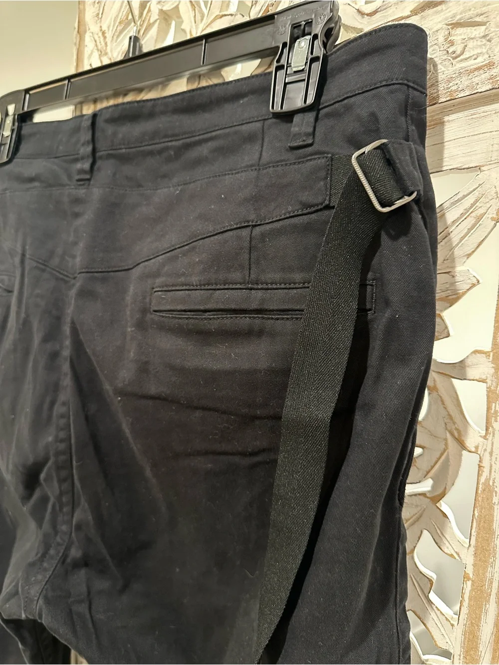 Helmut Lang Black Slim Chinos